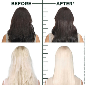 Garnier Fructis back label close-up showing ingredients and usage