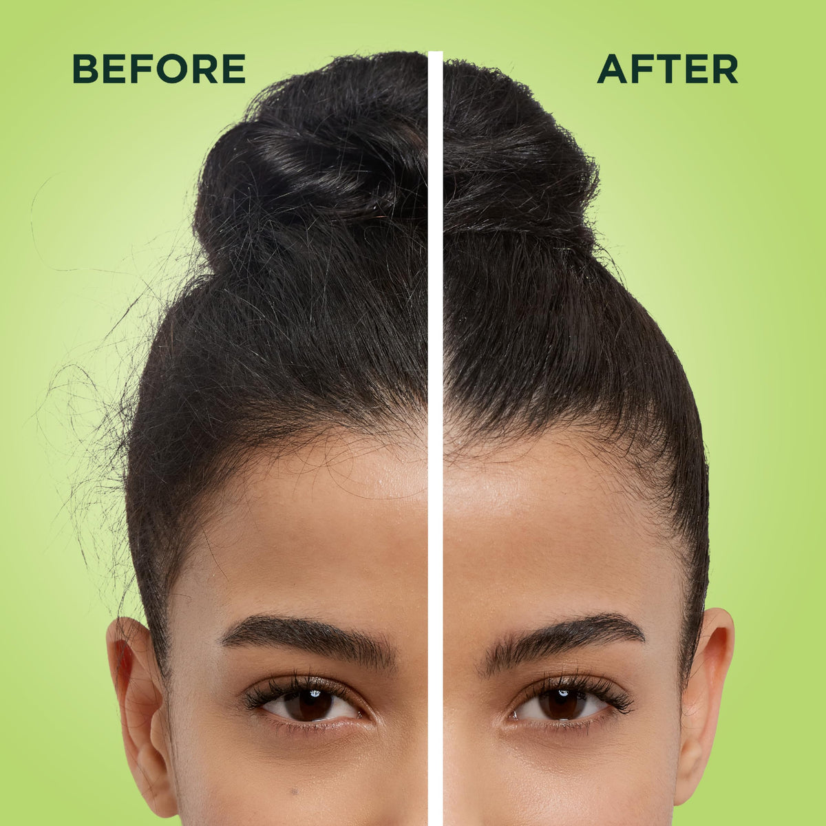 Garnier Fructis smoothing edges demonstration delivering polished hold