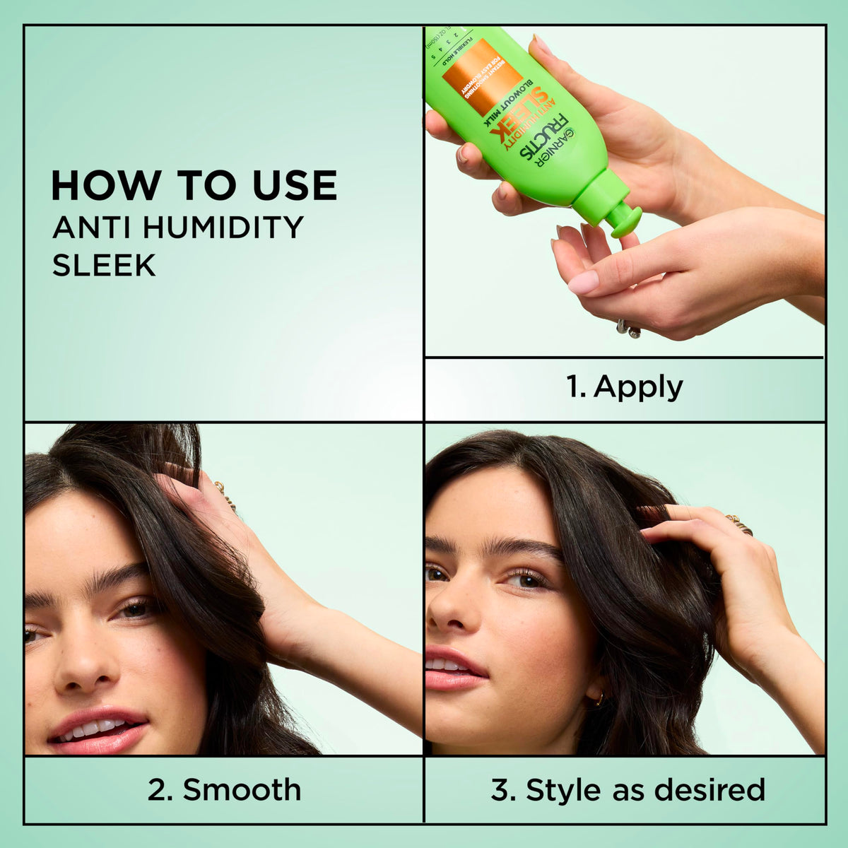 Garnier Fructis with argan oil visual highlighting nourishing ingredient benefit