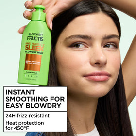 Garnier Fructis pump and cap close-up for precise, no-waste dispensing
