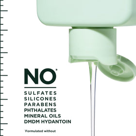 Garnier Fructis shampoo in shower showing step in full routine for stronger hair