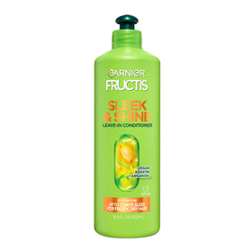 Garnier Fructis front packaging showing XL 16.9 fl oz value size and branding benefits