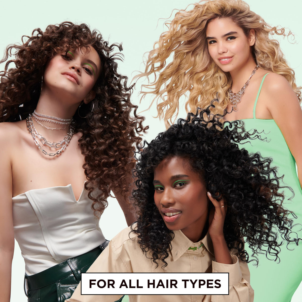 Garnier before and after hair comparison illustrating visible root lift