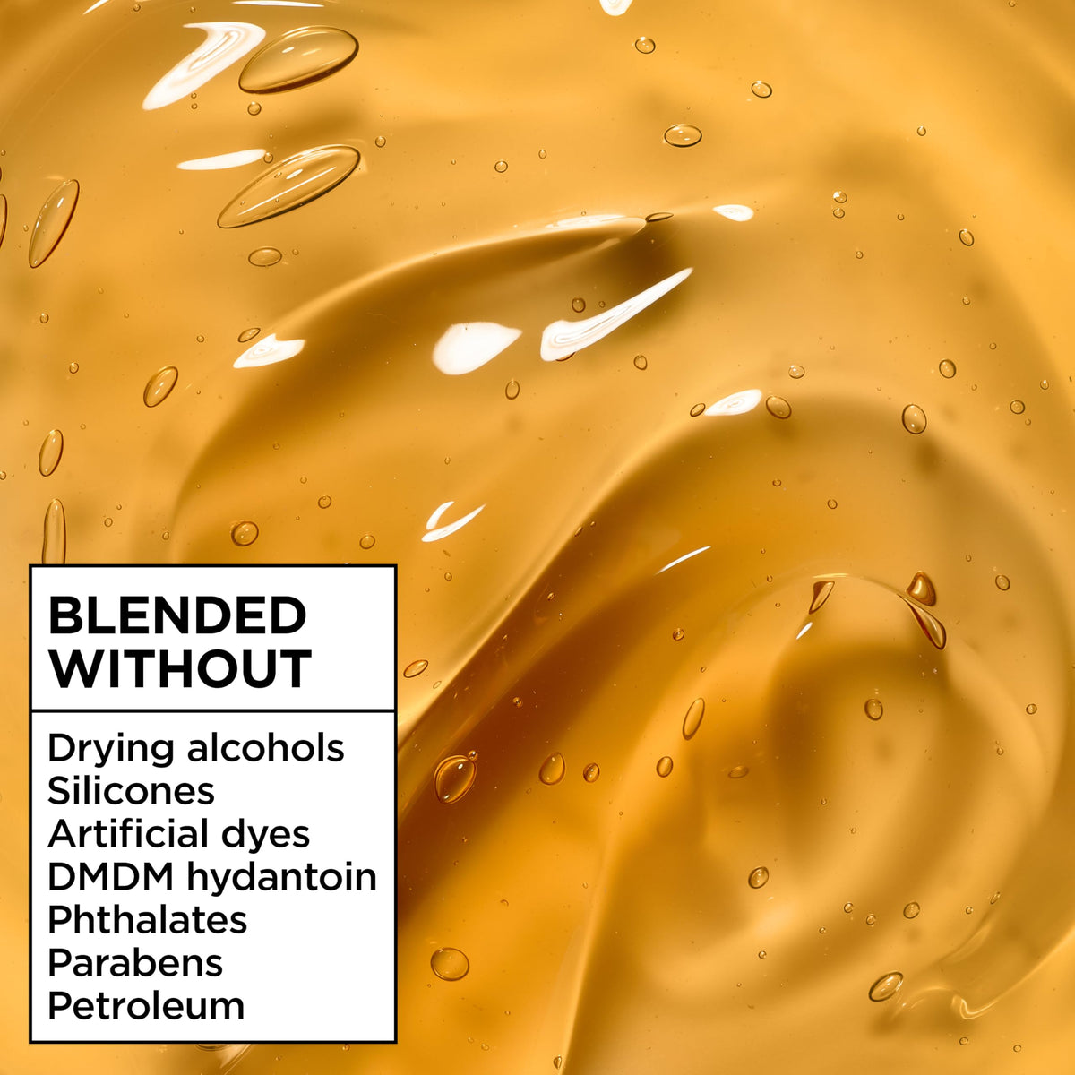 Garnier before and after curls showing enhanced definition and shine