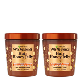 Garnier jar front view showing label and benefit of defined curls