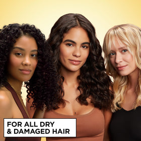 Garnier Acacia Honey and gum ingredients communicating natural moisture
