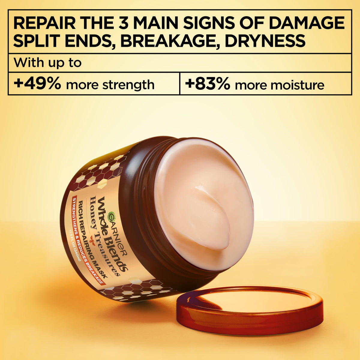 Garnier ingredient highlights honey propolis royal jelly for repair