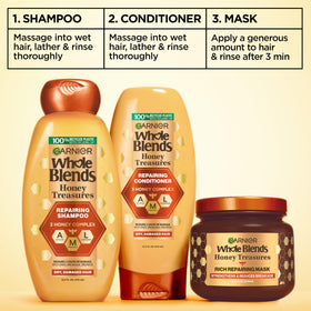Garnier label close-up showing paraben-free formula information