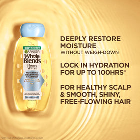 Garnier Honey Water back label showing ingredients and cruelty-free certification