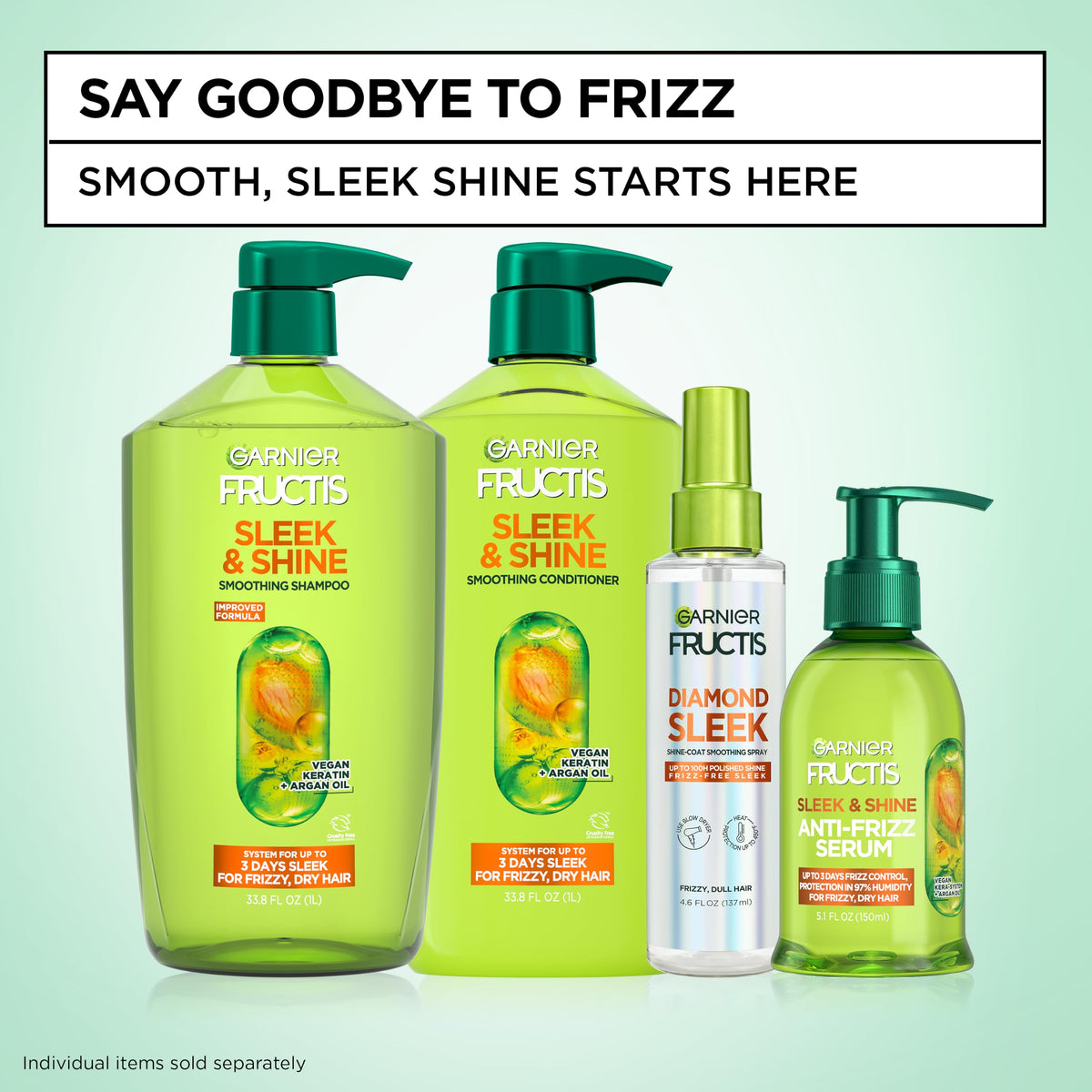Garnier label close-up with ingredients and Leaping Bunny cruelty-free badge