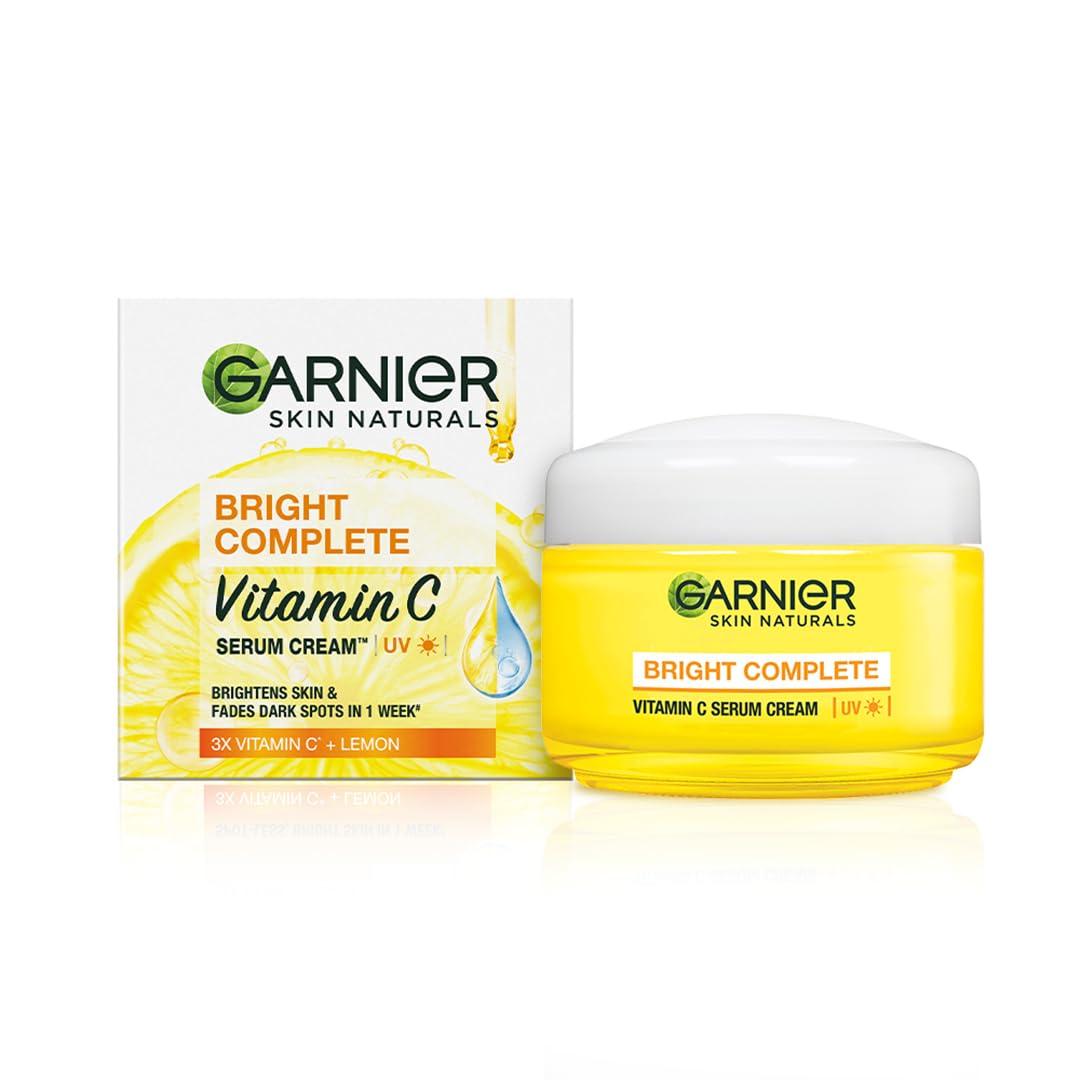Garnier jar front view showing product branding and compact size for travel