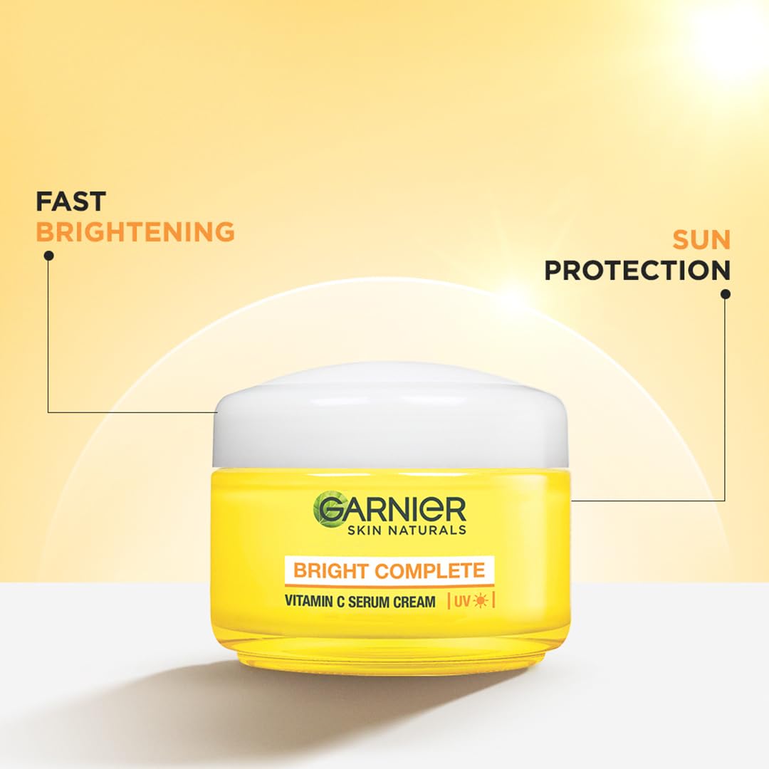 Garnier jar open top showing cream inside and easy-access packaging benefit