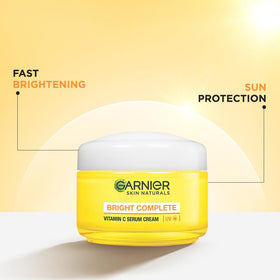 Garnier jar open top showing cream inside and easy-access packaging benefit