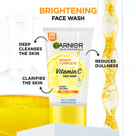Garnier foam texture on fingertips demonstrating gentle lather and effective cleanse