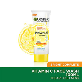 Garnier tube close-up label highlighting product name and size for quick info