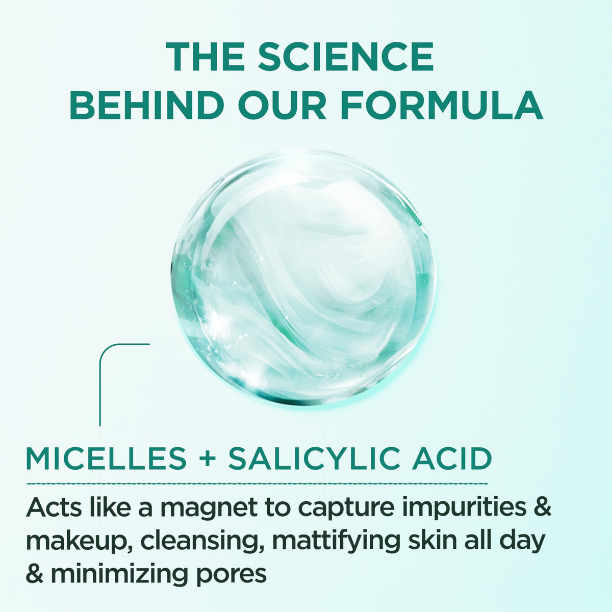 Garnier micellar texture on cotton pad demonstrating effective makeup lift