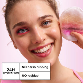 Garnier micellar water on cotton pad demonstrating gentle makeup removal