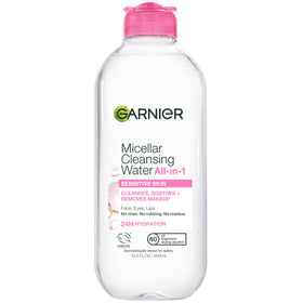 Garnier bottle front packaging showing product and volume benefits