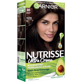 Garnier packaging front view showing shade and benefits for informed purchase
