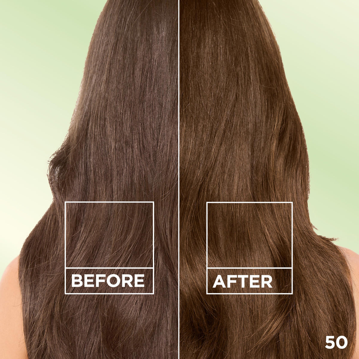 Garnier Nutrisse after-color conditioner tube showing silky finish