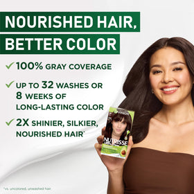 Garnier Nutrisse oil ampoule close-up highlighting nourishing oils