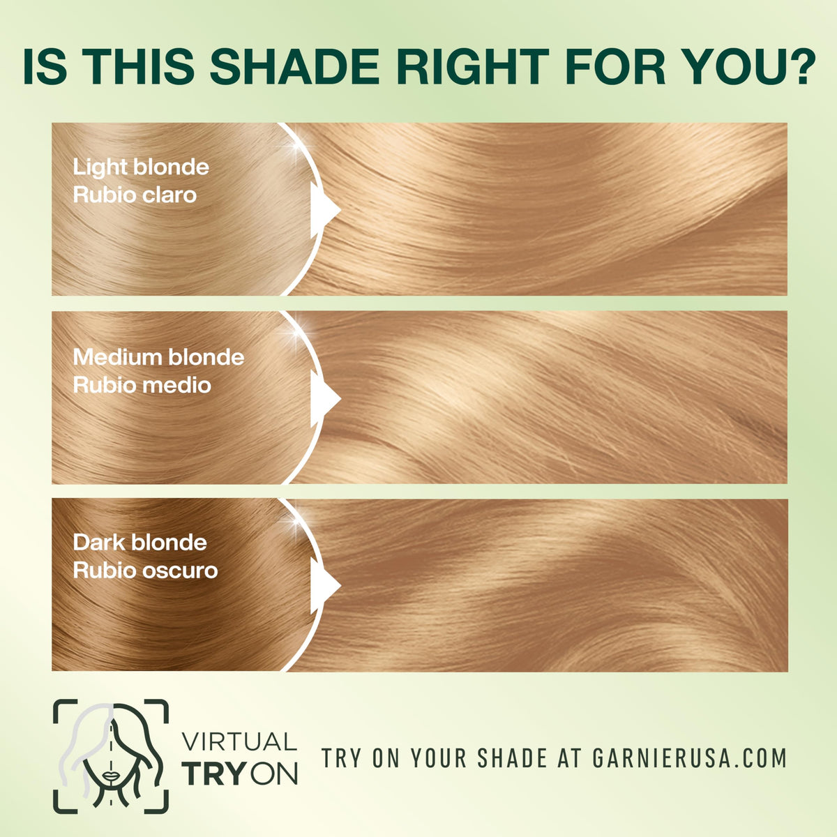 Garnier Nutrisse applied at roots demonstrating even gray coverage