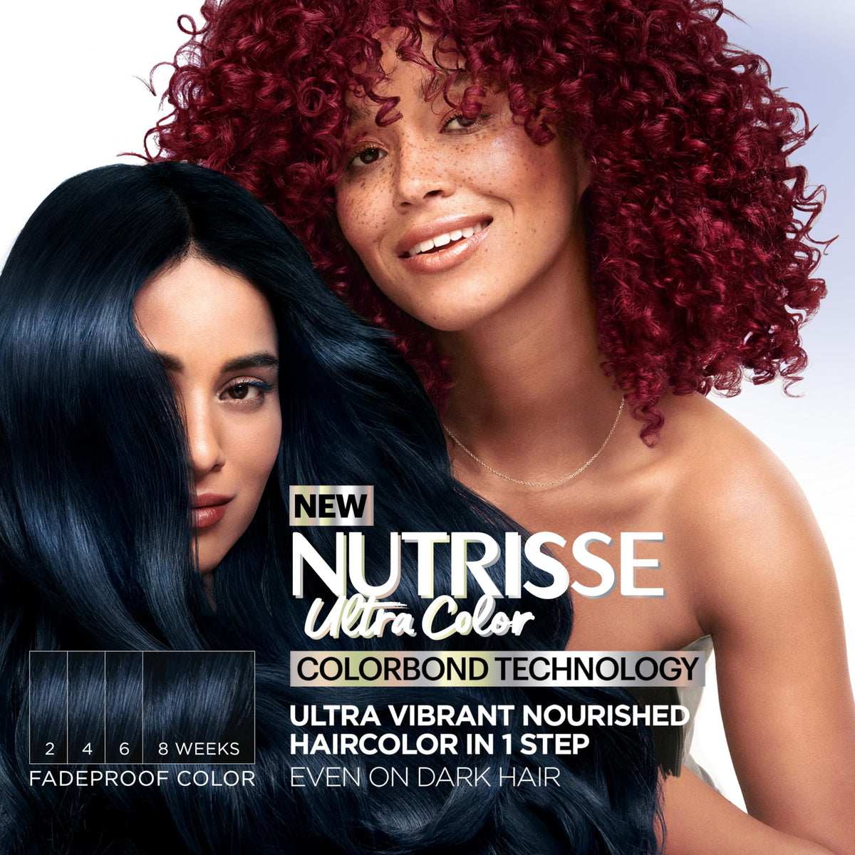 garnier colorant bottle with developer for easy mixing benefit