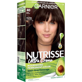 Garnier Nutrisse front packaging showing shade and benefits