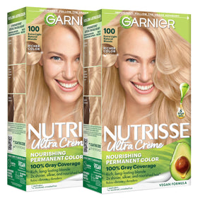 Garnier Nutrisse front packaging showing shade and benefits