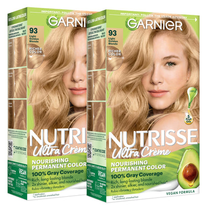 Garnier Nutrisse front packaging showing shade and benefits