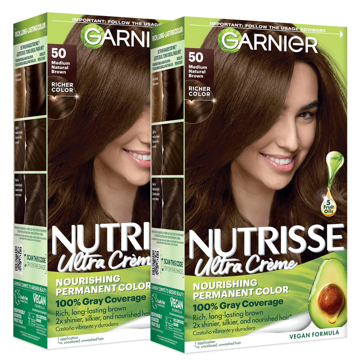 Garnier Nutrisse front packaging showing shade and benefits