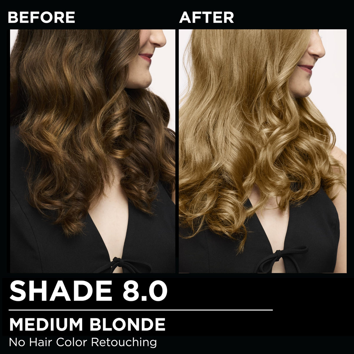 gloved hands applying Garnier Olia for precise at-home application benefit