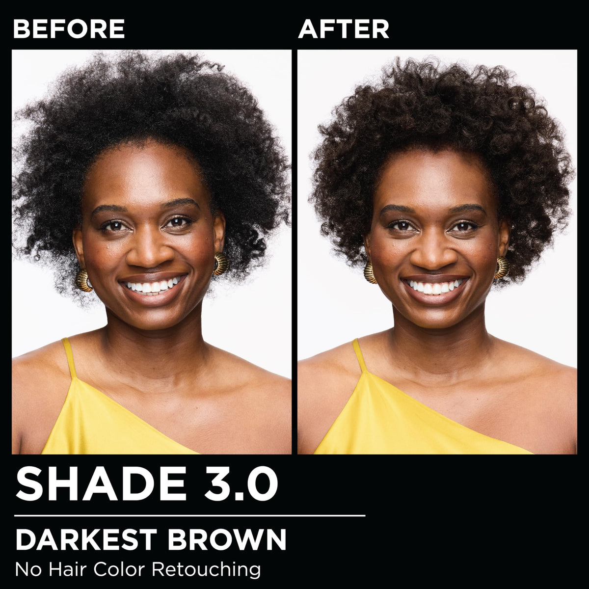 Garnier Olia kit contents laid out for easy at-home coloring