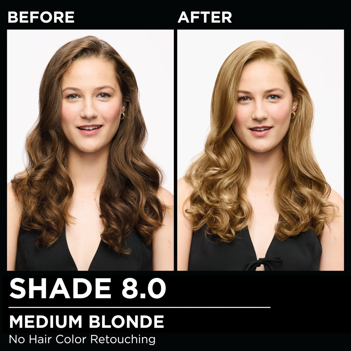Garnier Olia developer bottle and colorant tube displayed for easy mixing benefit