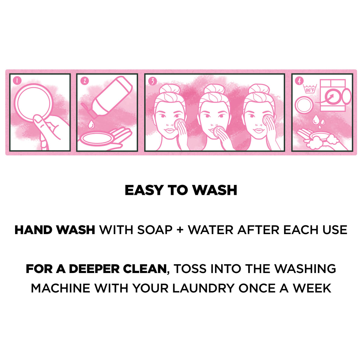 Garnier pad on bathroom vanity in lifestyle scene promoting sustainable routine