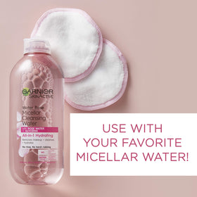 Garnier pad removing waterproof mascara with less rubbing benefit