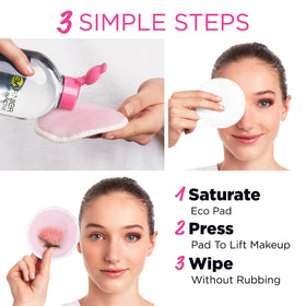 Garnier pad held in hand showing scale and easy handling benefit