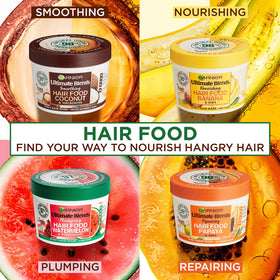 Garnier creamy papaya texture close-up for quick absorption benefit