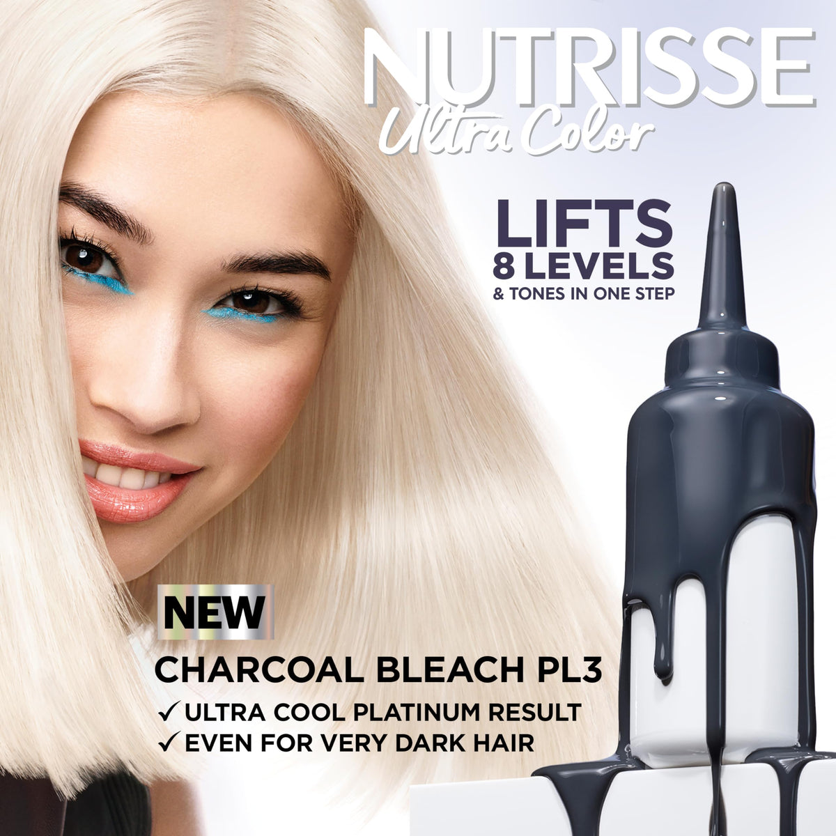 Garnier PL3 open kit with colorant developer oil ampoule gloves and conditioner
