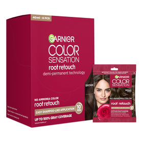 Garnier front packaging showing sachet design and benefits
