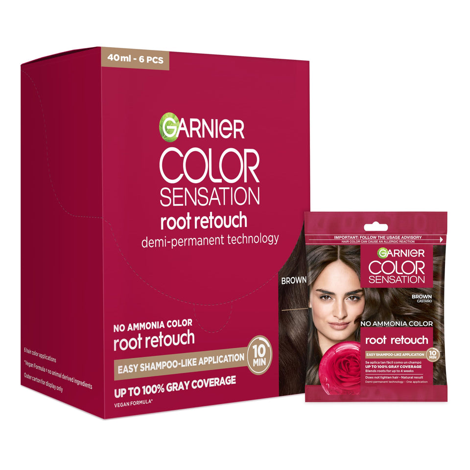 Garnier front packaging showing sachet design and benefits