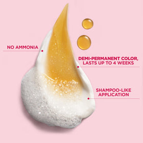 Garnier root retouch staged in bathroom highlighting at-home convenience