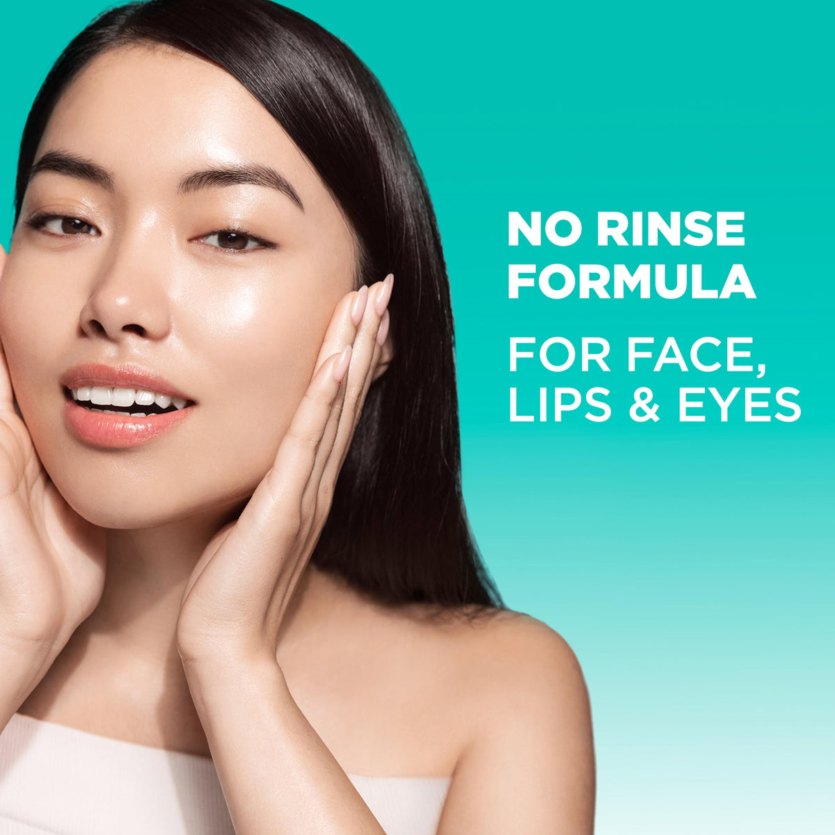 Garnier clear texture pouring to show gentle consistency