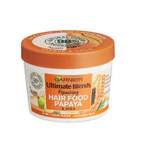 Garnier jar front view showing product and 390ml size benefit