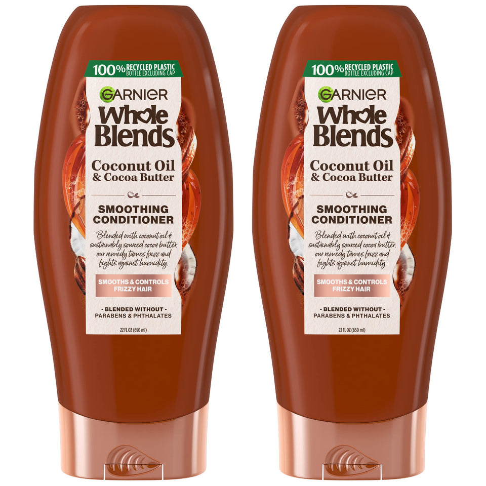 Garnier whole blends front packaging shows product and scent benefits