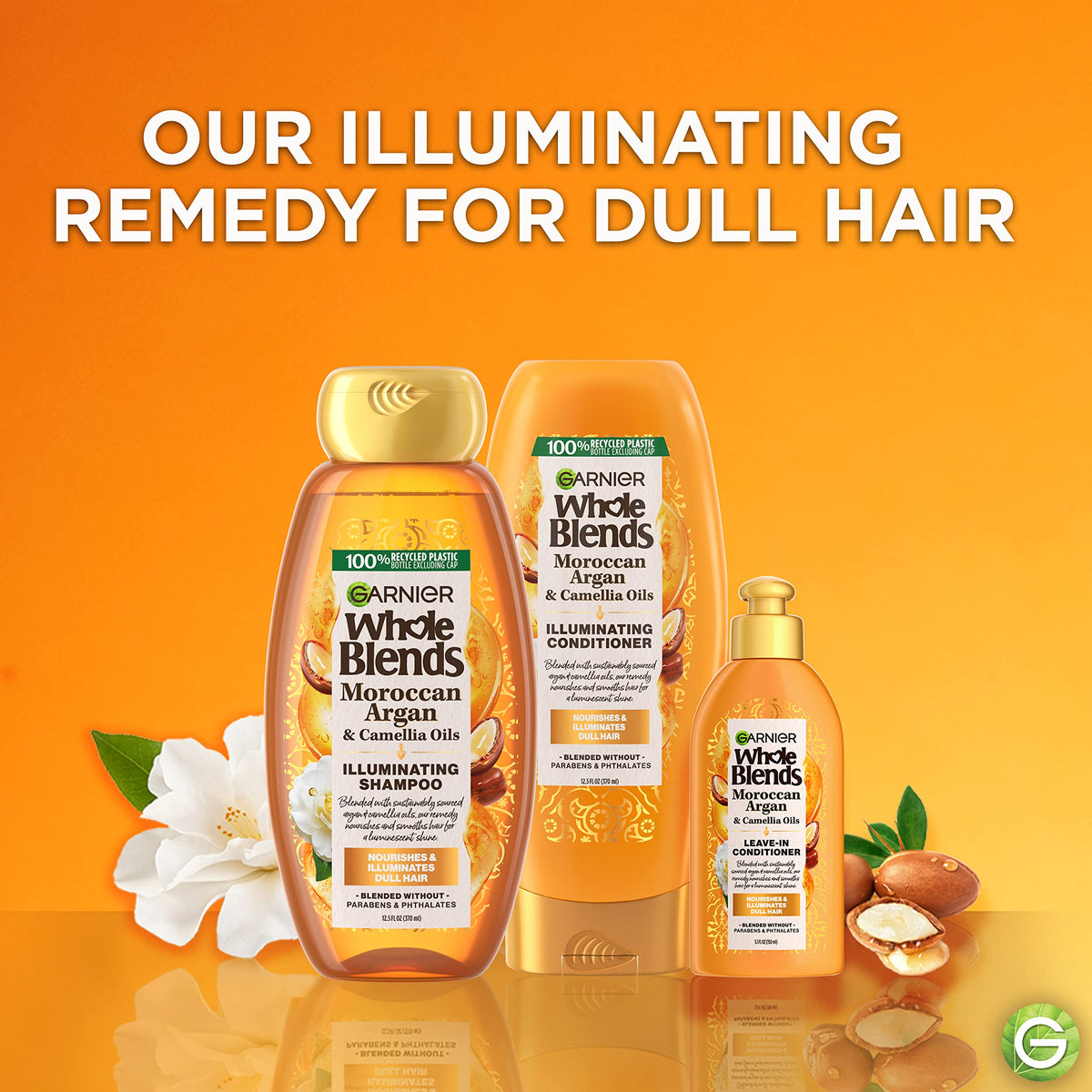 Garnier three-pack packaging displayed for stocking convenience
