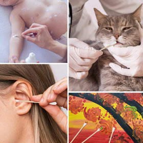 Garrelett swabs used on electronics and crafts for delicate cleaning