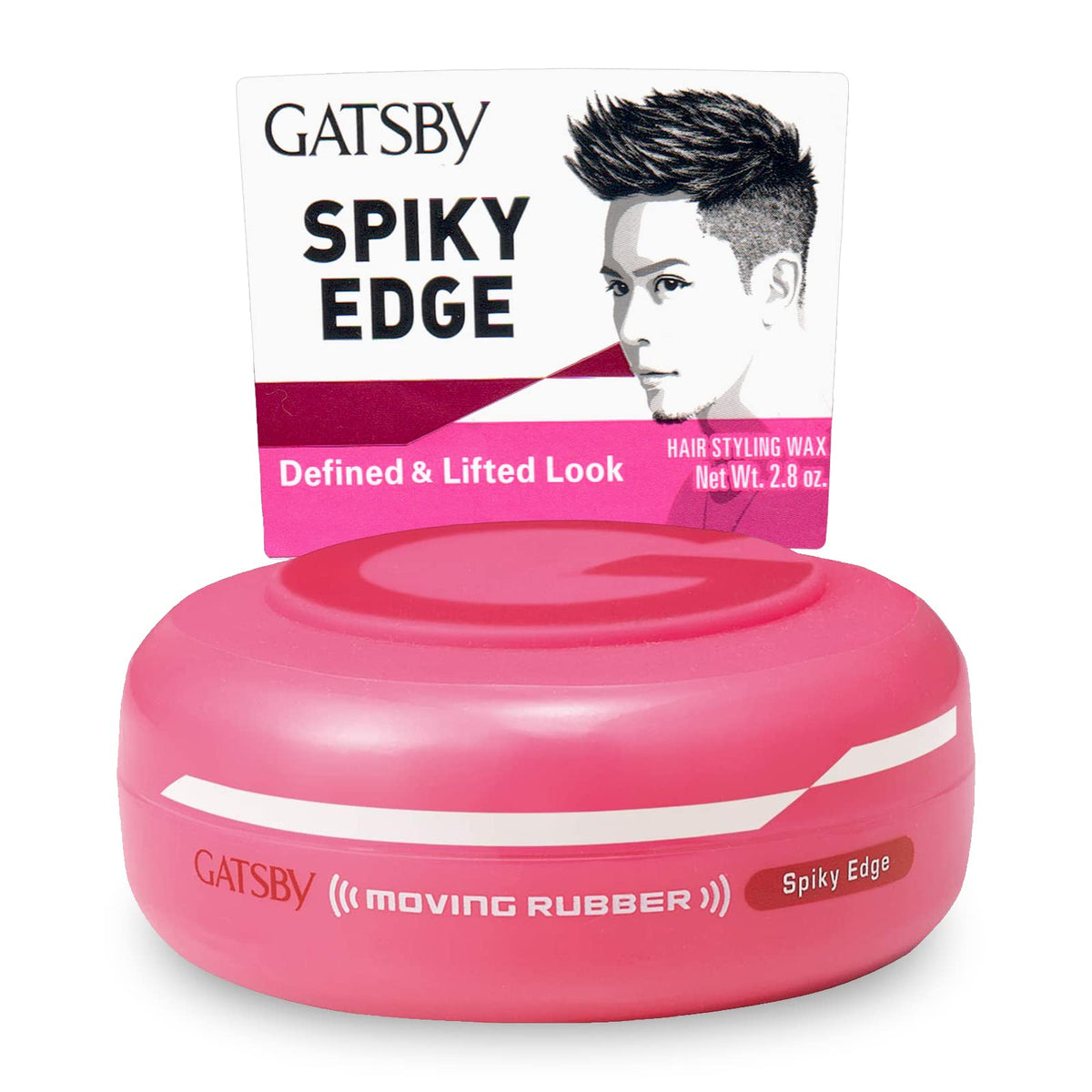 GATSBY front jar view showing compact packaging and clear brand