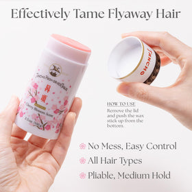 Gatsby Tancho texture wax swipe, reveals creamy plant-based texture for smooth hold