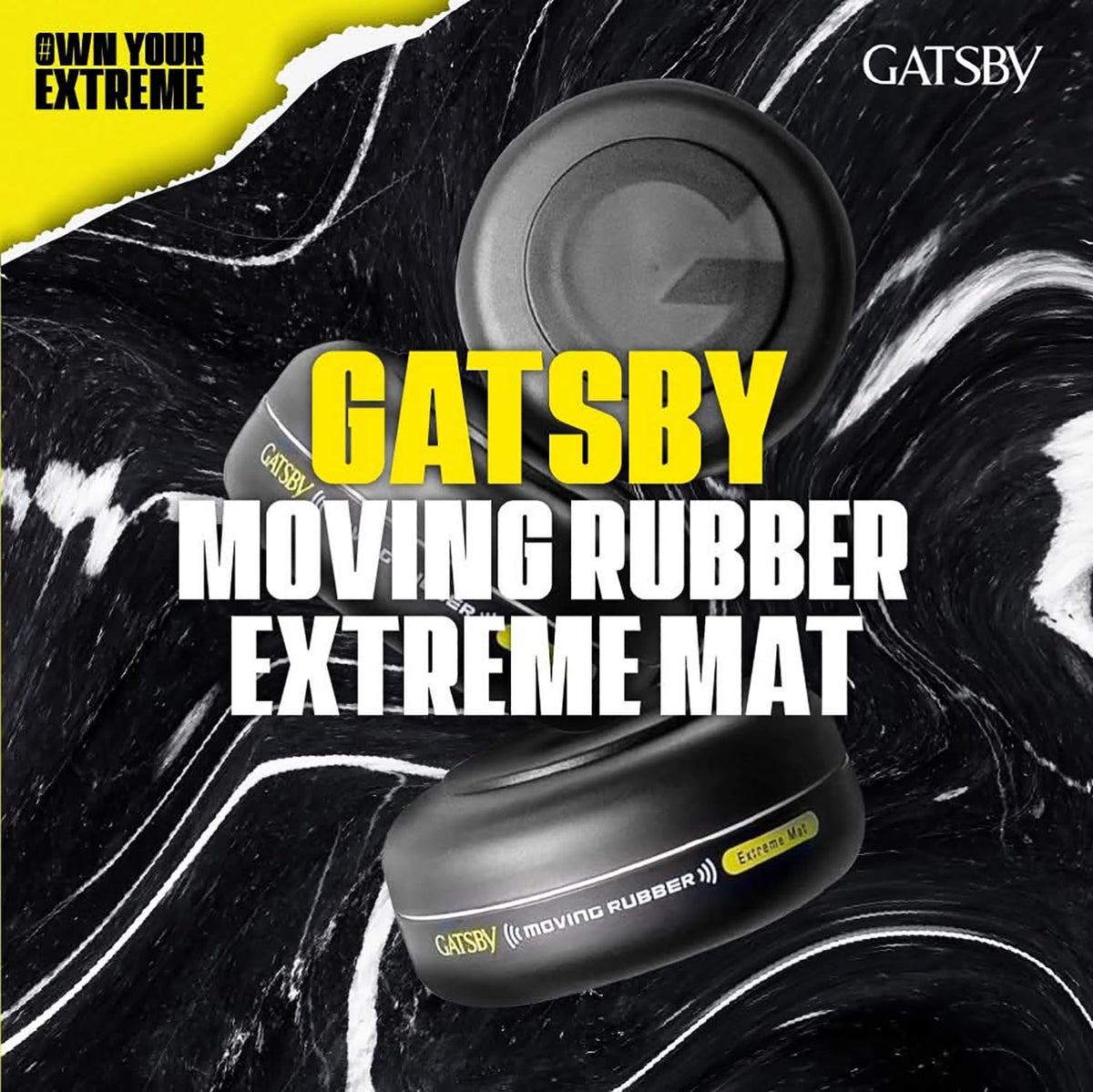 Gatsby wax in bathroom travel setup showing portability benefit